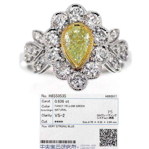 K18YG/WG ダイヤモンド リング 0.636ct FYG VS2 D1.01ct – Venus Jewel